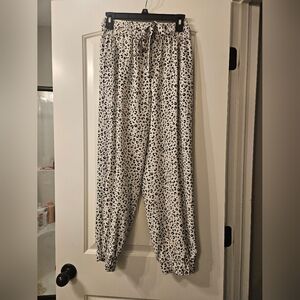 Leopard Print Lounge Pants NWOT
